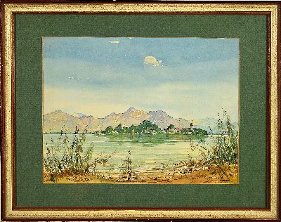 27062252k - Franz Josef Blaschke, 1916 Bad Salzungen-1984 Sinnersdorf, Aquarell auf Papier, ...