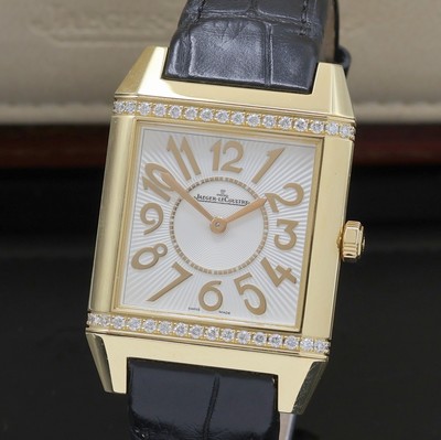 27062255a - Jaeger-LeCoultre Armbanduhr Reverso Squadra in GG 750/000 mit Brillanten Referenz ...