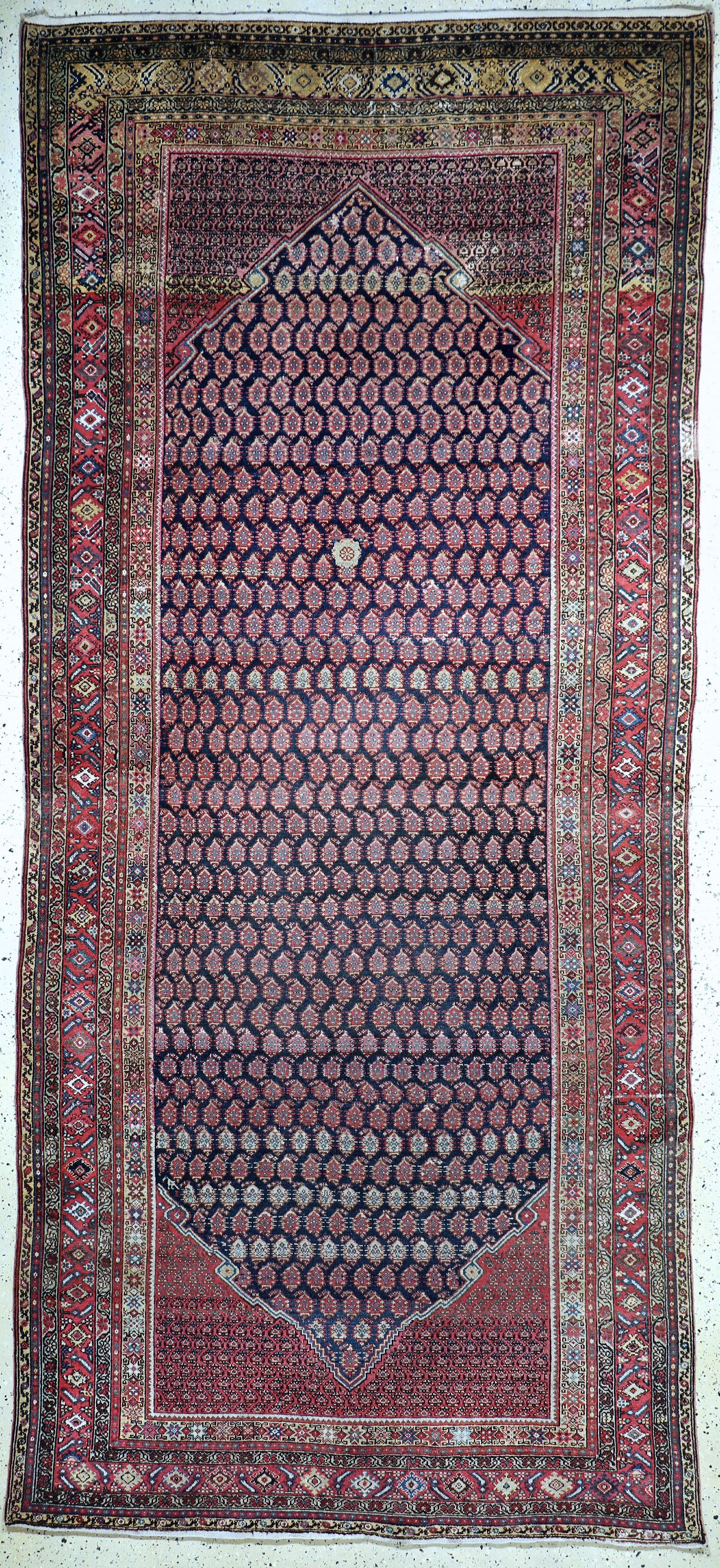 Image 27062349 - Malayer Kelley antik, Persien, 19.Jhd, Wolle auf Baumwolle, ca. 400 x 180 cm, EHZ: 3 ...