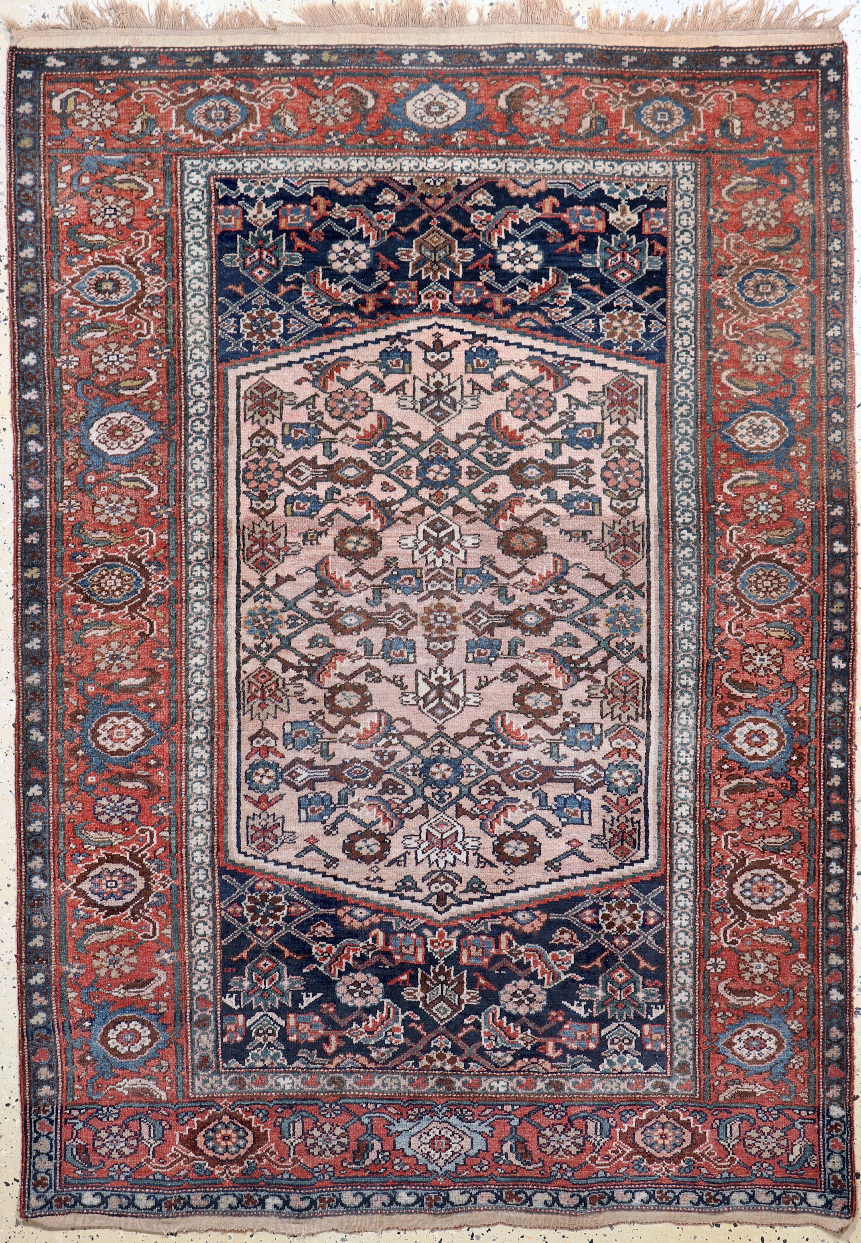 Image 27062366 - Hamadan antik, Persien, 19.Jhd, Wolle auf Baumwolle, ca. 190 x 140 cm, EHZ: 2 ...