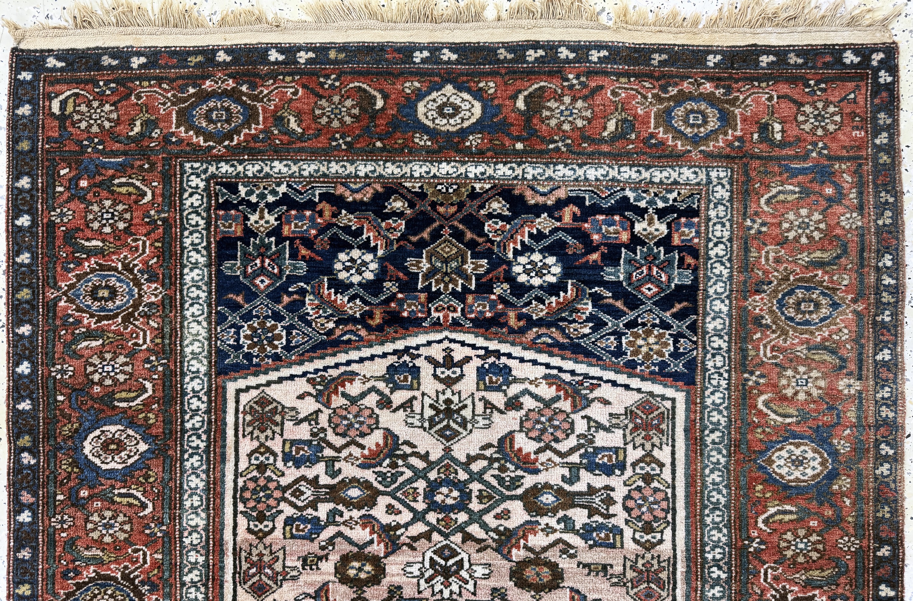 Detail a: Hamadan antik, Persien, 19.Jhd, Wolle auf Baumwolle, ca. 190 x 140 cm, EHZ: 2