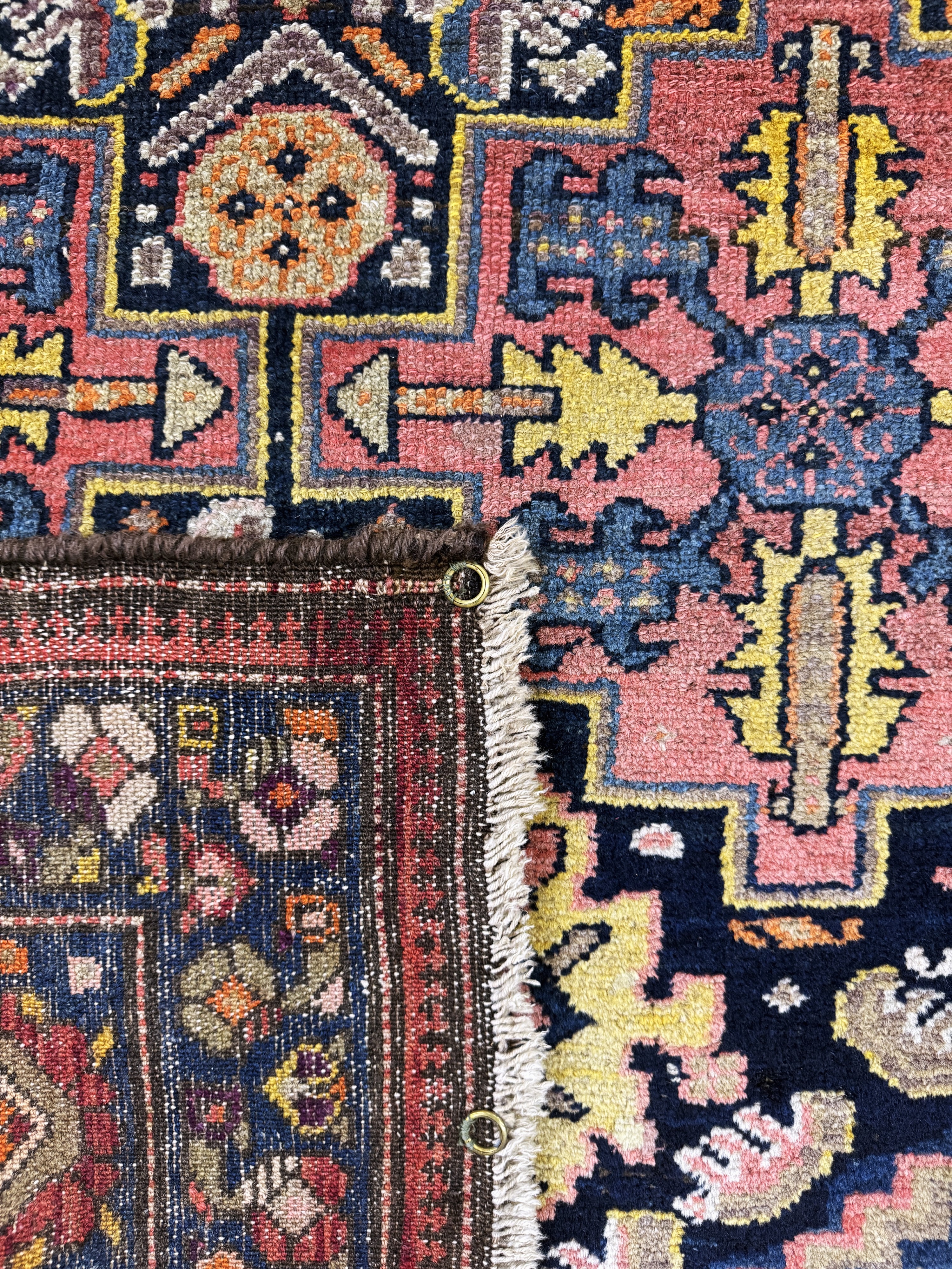 Detail f: Shahsawan antik, Persien, 19.Jhd, Wolle aufBaumwolle, ca. 265 x 95 cm, EHZ: 2-3(restauriert)