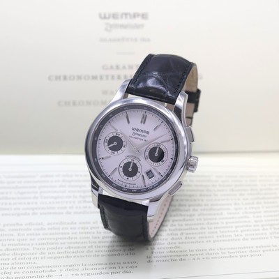 Image WEMPE Armbandchronograph Serie Zeitmeister, Automatik, Chronometer in Edelstahl inkl. ...