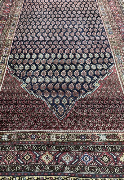 27062349h - Malayer Kelley antik, Persien, 19.Jhd, Wolle auf Baumwolle, ca. 400 x 180 cm, EHZ: 3 ...