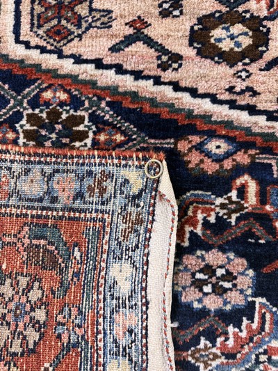 27062366f - Hamadan antik, Persien, 19.Jhd, Wolle auf Baumwolle, ca. 190 x 140 cm, EHZ: 2 ...