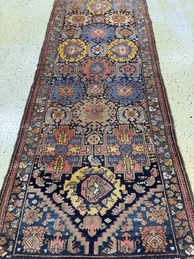 27062367e - Shahsawan antik, Persien, 19.Jhd, Wolle aufBaumwolle, ca. 265 x 95 cm, EHZ: ...