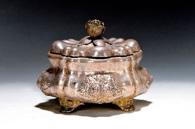 Image Zuckerdose, Donaumonarchie Österreich-Ungarn, 1937-64, 800er, innenvergoldet, ...