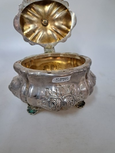 27062368c - Zuckerdose, Donaumonarchie Österreich-Ungarn, 1937-64, 800er, innenvergoldet, ...