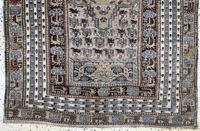 27062427b - Giordes antik, Türkei, 19.Jhd, Wolle auf Wolle, ca. 170 x 120 cm, EHZ: 3(restauriert) ...