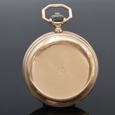 27062455c - SEELAND Herrensavonette in RG 585/000, Schweiz um 1900, guill. 2-Deckel Goldgeh. ...