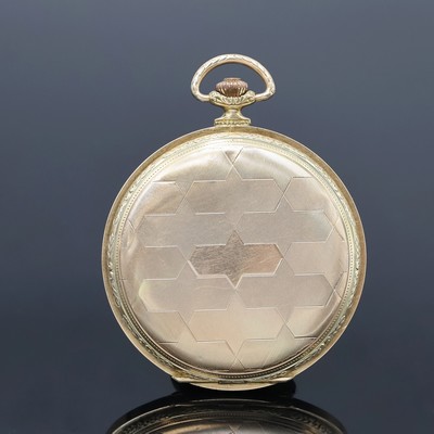 27062481b - CORGEMONT WATCH hunting cased pocket-watch in 14k yellow gold, Switzerland around 1930, ...