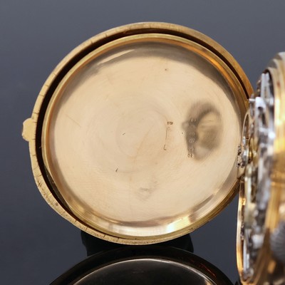 27062488c - PATEK PHILIPPE & CO Herrentaschenuhr mit Chronograph in RG 750/000, Schweiz um 1898, ...