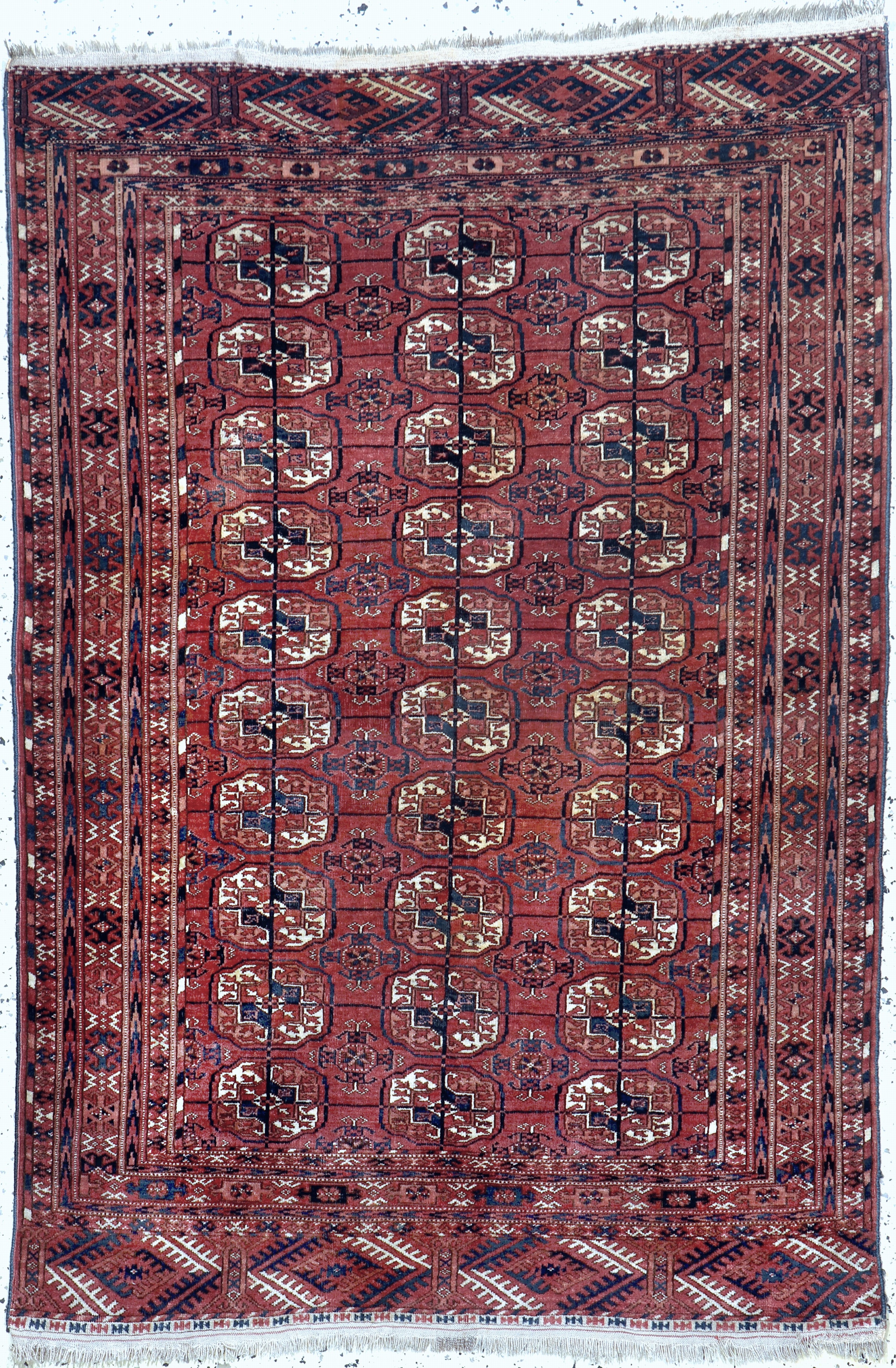 Image 27062506 - Tekke antik, Turkmenistan, 19.Jhd, Wolle auf Wolle, ca. 160 x 110 cm, EHZ: 2 ...