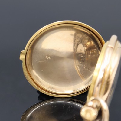 27062507d - Herrentaschenuhr mit Minutenrepetition in RG 750/000, Schweiz/Frankreich um 1900, ...