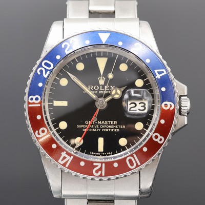 27062520b - ROLEX GMT-Master Referenz 1675 von 1966 mit fantastischem original Glanzzifferblatt, ...