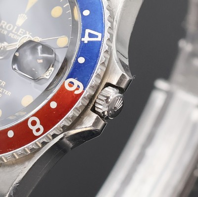27062520c - ROLEX GMT-Master Referenz 1675 von 1966 mit fantastischem original Glanzzifferblatt, ...