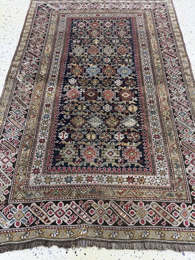 27062524f - ´Perpedil´Schirwan antik, Kaukasus, 19.Jhd,Wolle auf Wolle, ca. 170 x 112 cm, EHZ: ...