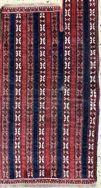 27062535a - Yomud´Pferdedecke´antik, Turkmenistan, um 1900, Wolle auf Wolle, ca. 130 x 100 cm, EHZ: ...