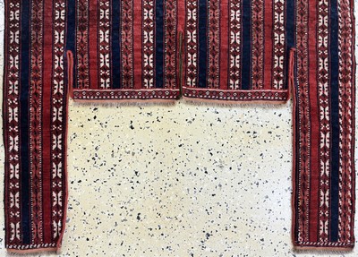 27062535c - Yomud´Pferdedecke´antik, Turkmenistan, um 1900, Wolle auf Wolle, ca. 130 x 100 cm, EHZ: ...