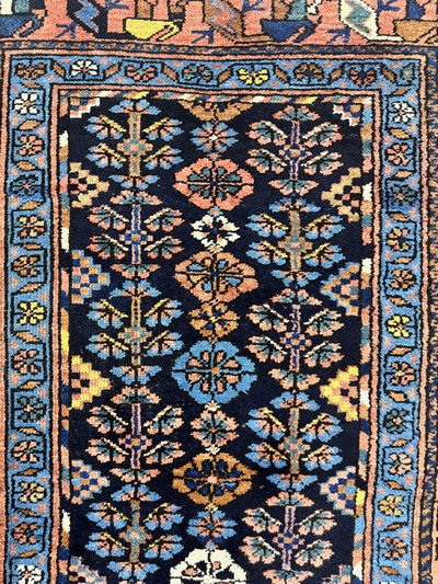 27062545d - Antiker Sarab, Persien, 19.Jhd, Kamel- Wolle, ca. 205 x 120 cm, EHZ: 2, (kleine ...