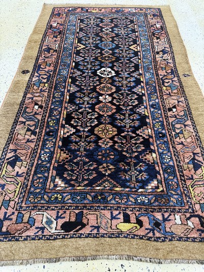 27062545f - Antiker Sarab, Persien, 19.Jhd, Kamel- Wolle, ca. 205 x 120 cm, EHZ: 2, (kleine ...