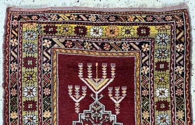 27062559a - Kirsehir antik, Türkei, um 1900, Wolle auf Wolle, ca. 160 x 115 cm, EHZ: ...