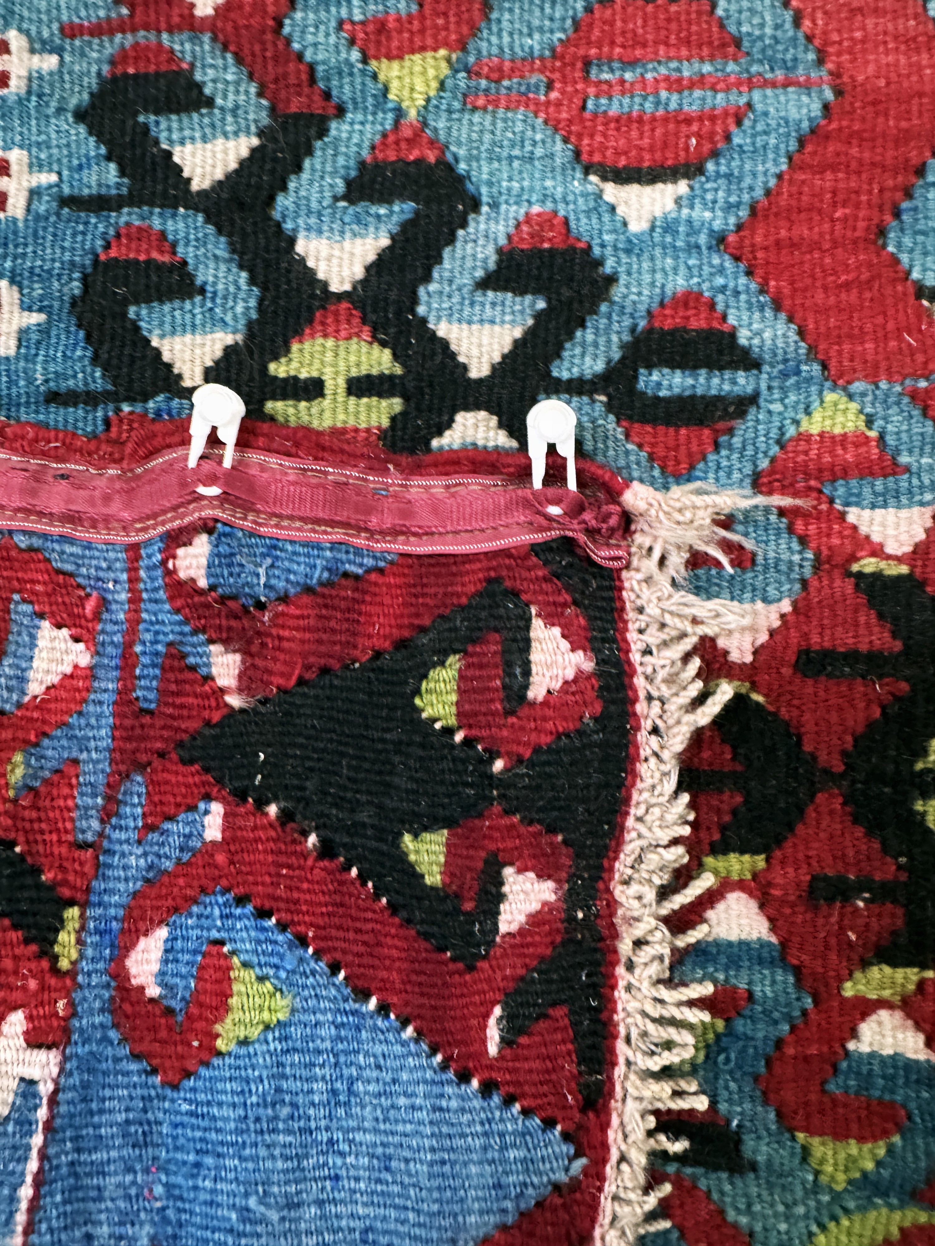 Detail i: Anatol Kelim, Türkei, Anfang 20.Jhd, Wolle auf Wolle, ca. 350 x 190 cm, EHZ: 2