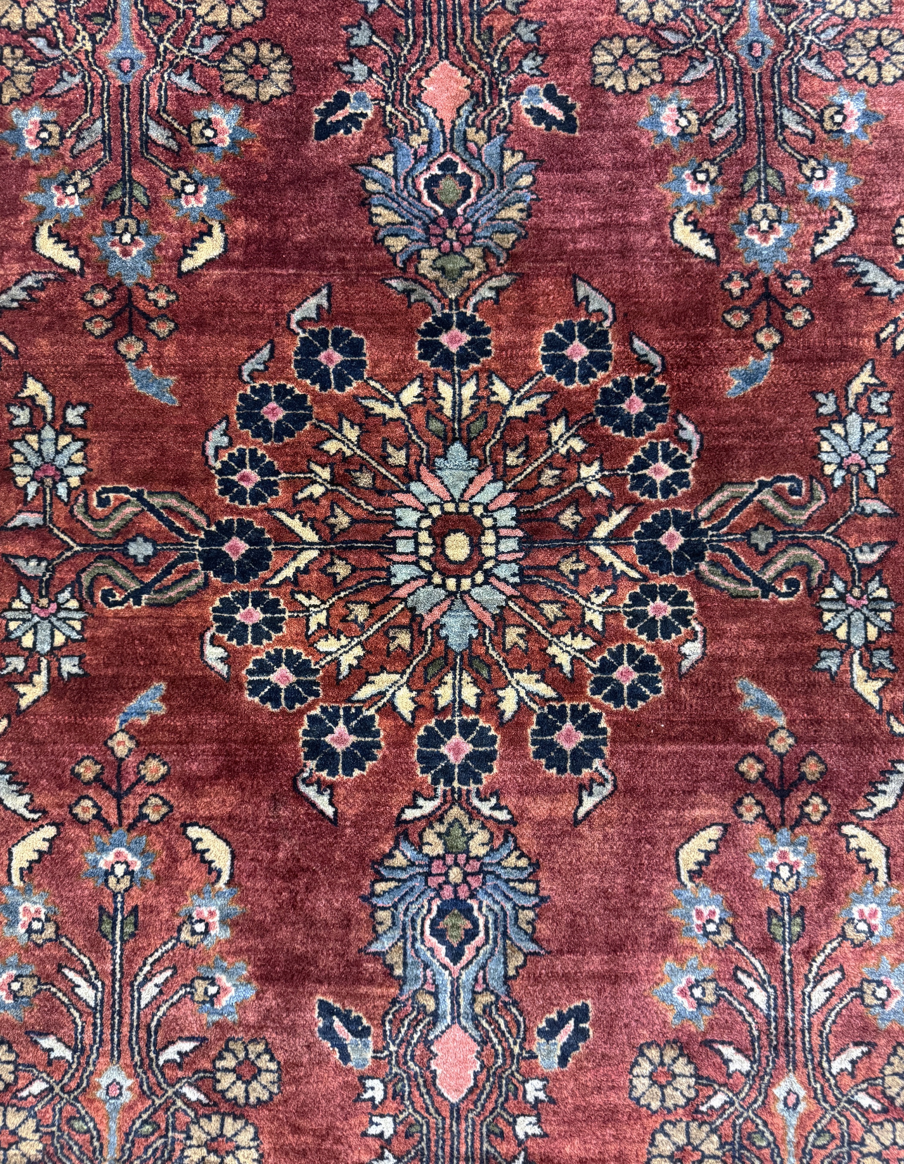 Detail c: Sarogh Mohajeran antik, Persien, um 1900, Manchester-Korkwolle, ca. 150 x 105 cm, EHZ: 2-3