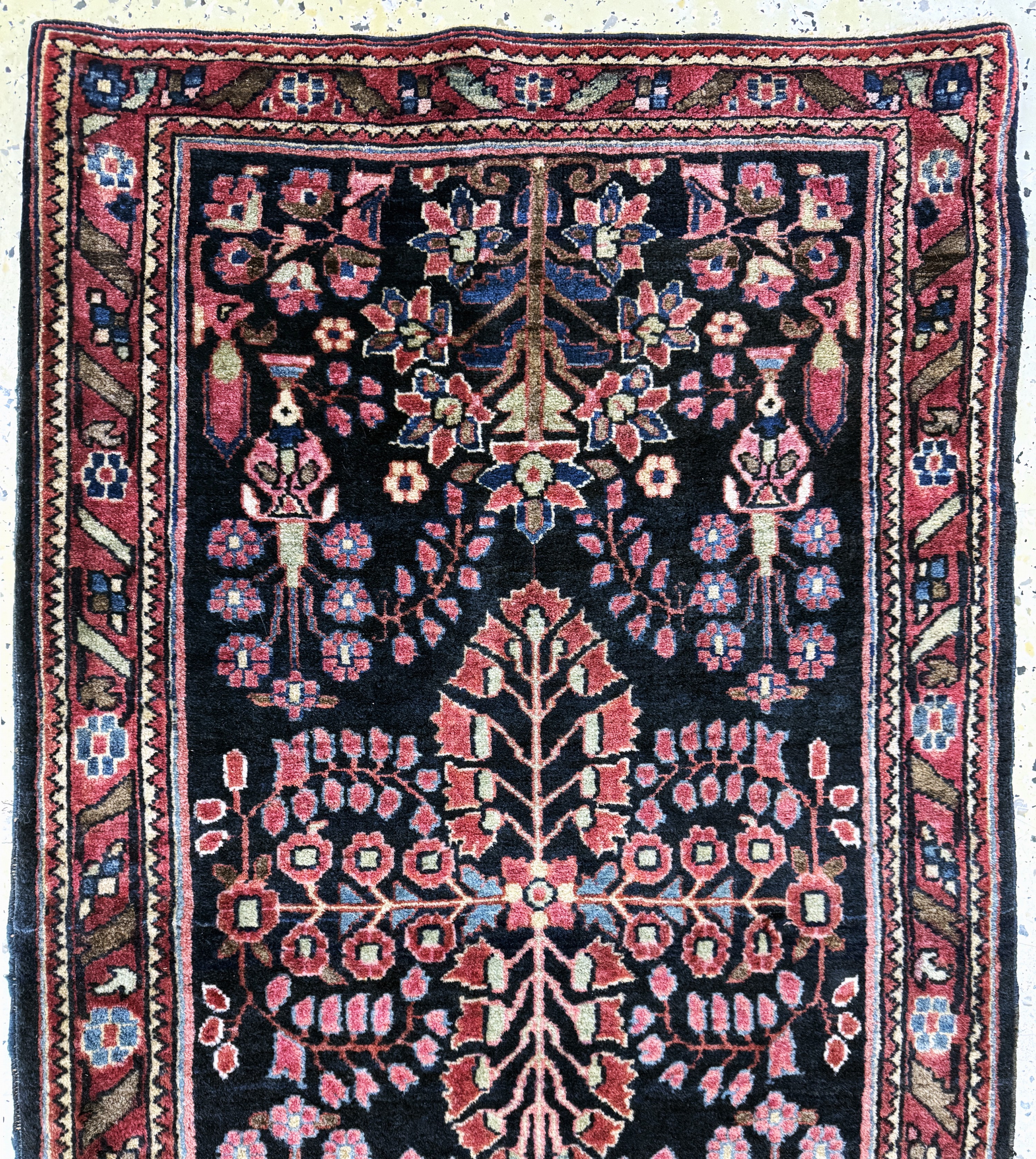 Detail e: 3 Lots Sarogh antik, Persien, um 1900, Wolle auf Baumwolle, ca. 125 x 70 cm & 80 x 55 cm, EHZ: 3