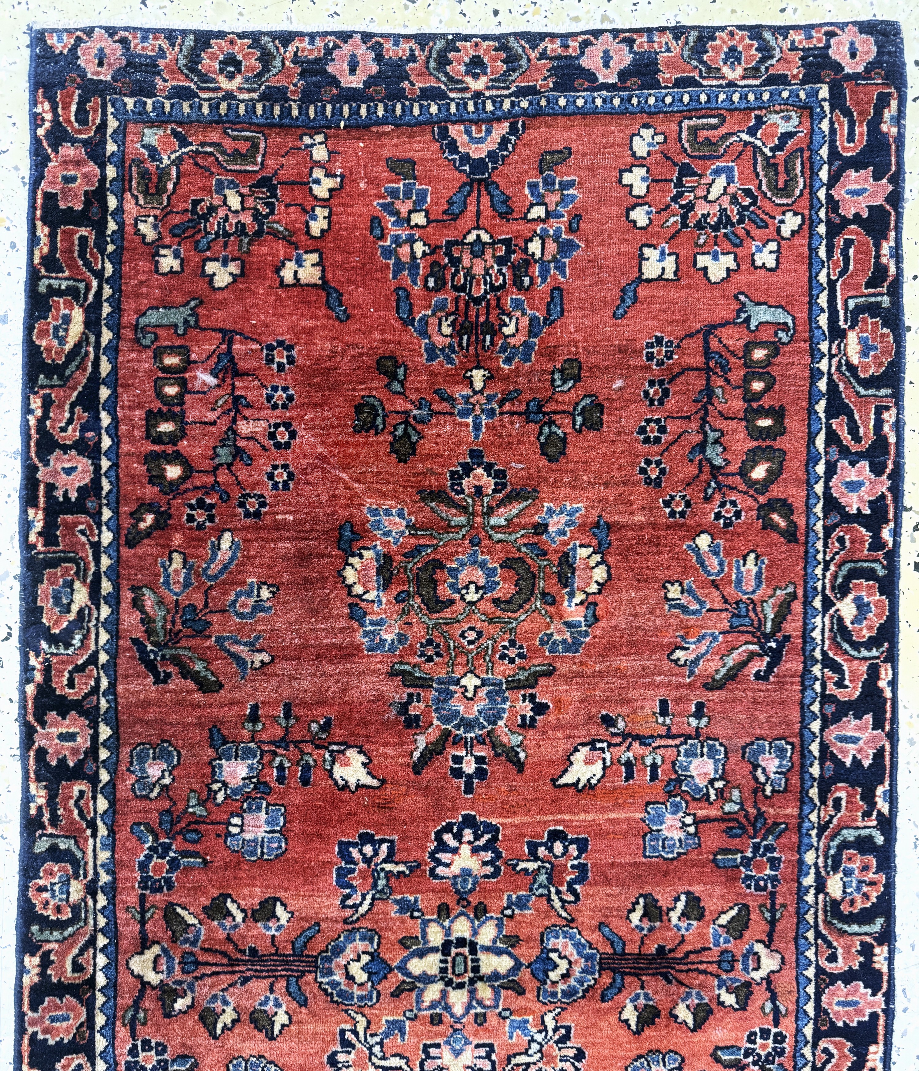 Detail a: Us Re-Import Sarogh antik, Persien, um 1900, Wolle auf Baumwolle, ca. 143 x 70 cm, EHZ: 3