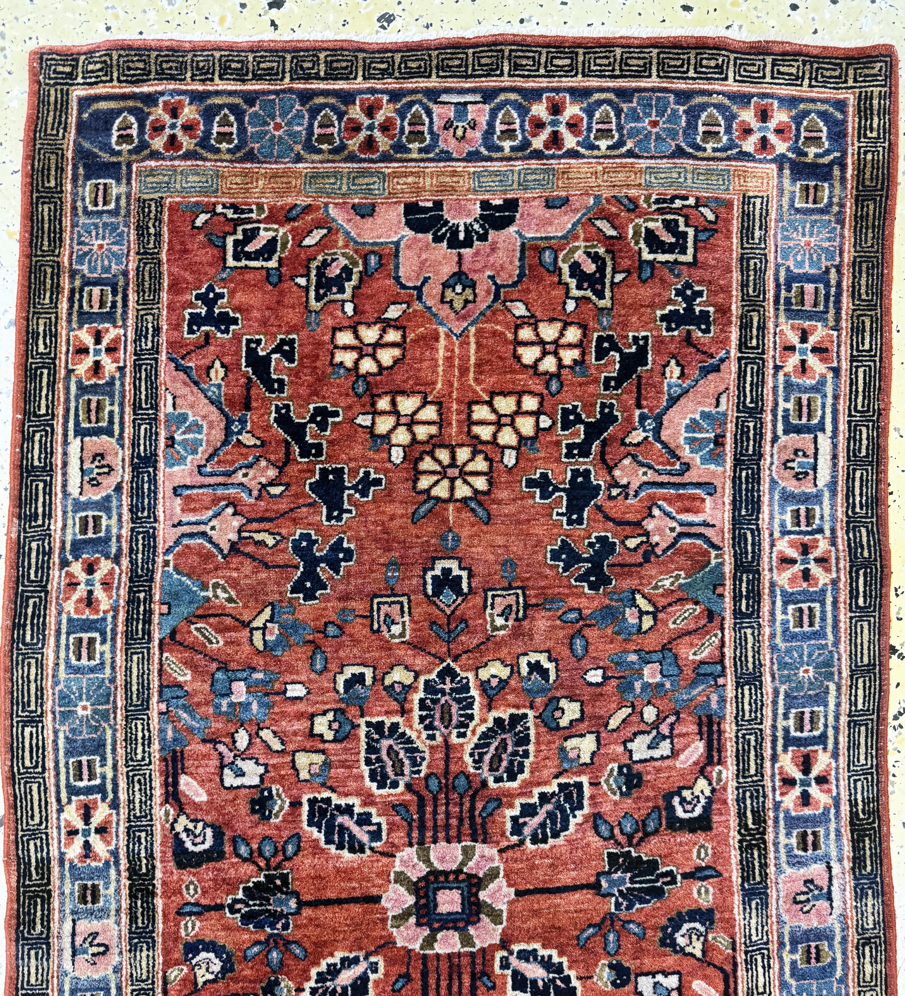 Detail a: Sarogh fein alt, Persien, Anfang 20.Jhd, Korkwolle, ca. 145 x 75 cm, EHZ: 2