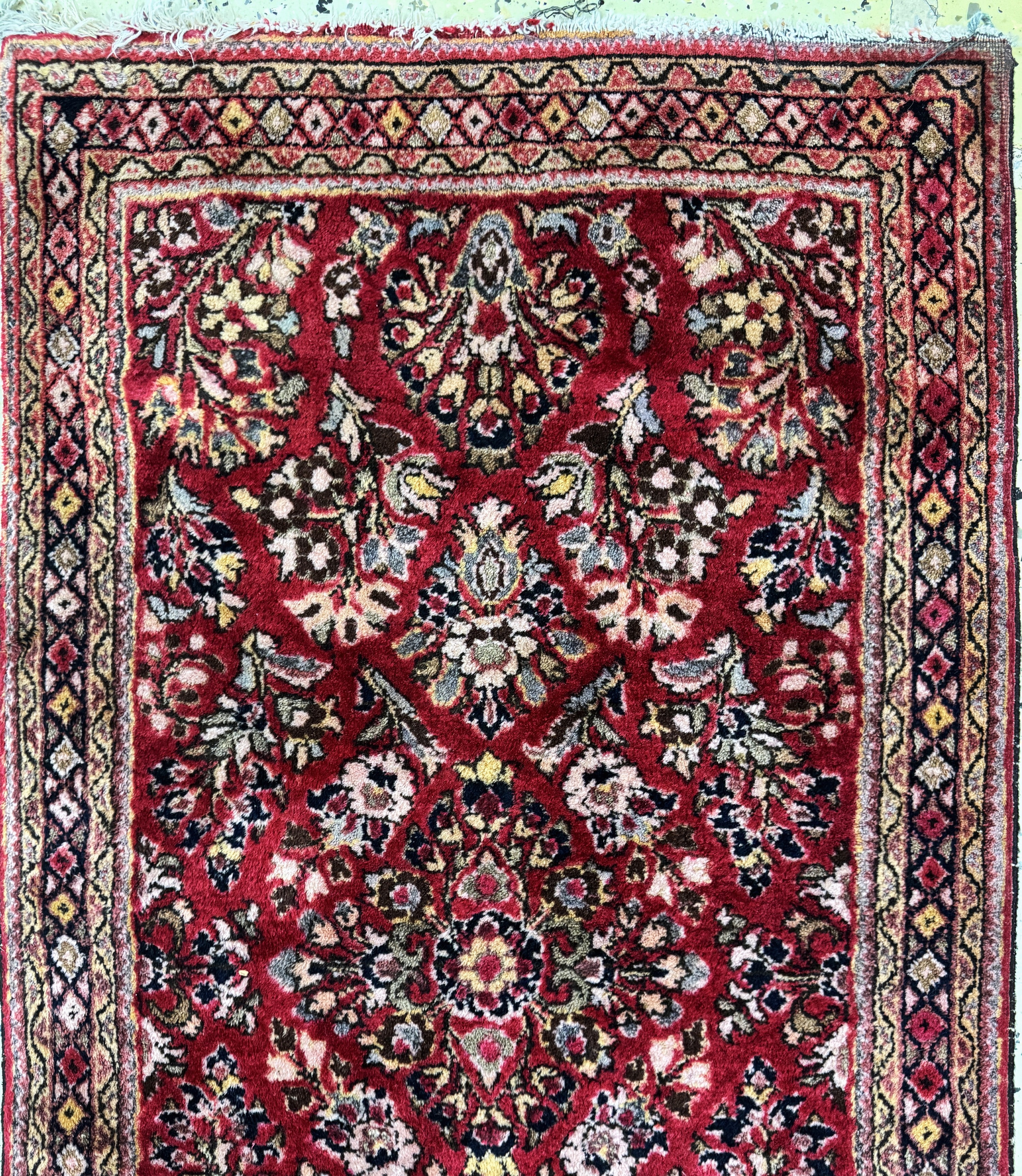 Detail c: 3 Lots Sarogh & Bidjar, Persien, Anfang 20.Jhd, Wolle auf Baumwolle, ca. 135 x 79 cm &ca. 78 x 70 cm, EHZ: 2-3