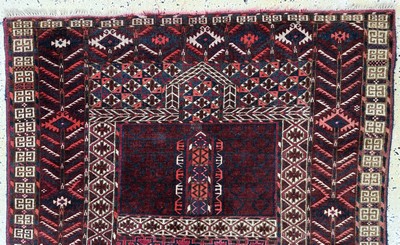 27062604a - Tekke Engsi antik, Turkmenistan, um 1900, Wolle auf Wolle, ca. 150 x 120 cm, EHZ: ...