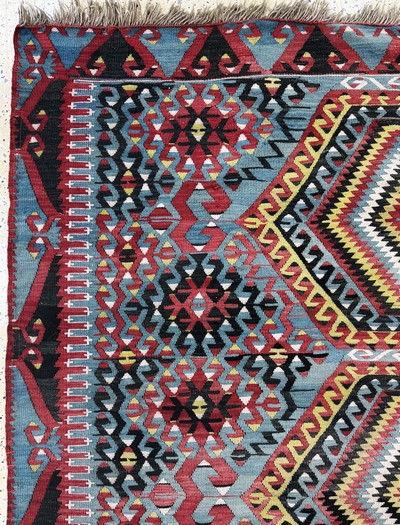 27062610e - Anatol Kelim, Türkei, Anfang 20.Jhd, Wolle auf Wolle, ca. 350 x 190 cm, EHZ: 2 ...