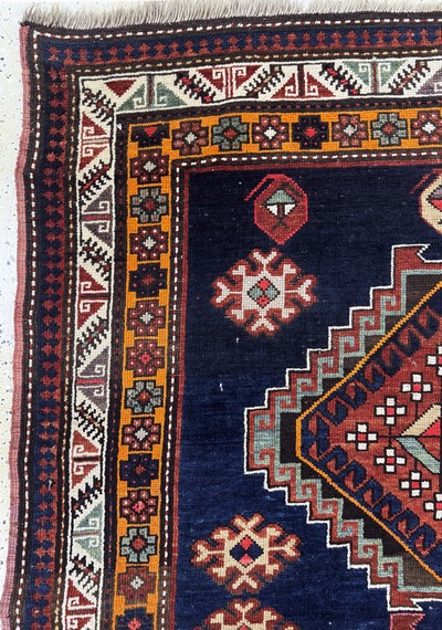 27062616c - Kazak antik, Kaukasus, 19.Jhd, Wolle auf Wolle, ca. 240 x 145 cm, EHZ: 2-3 ...