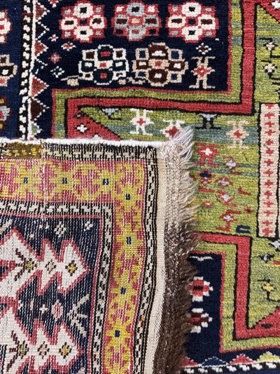 27062632h - Schirwan antik, Kaukasus, 19.Jhd, Wolle aufWolle, ca. 280 x 120 cm, EHZ: 2 ...