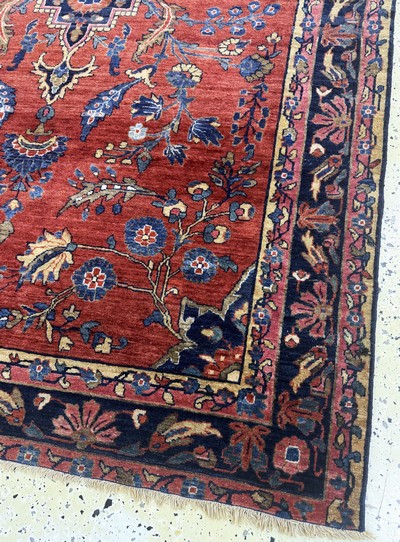 27062638a - Sarogh Mohajeran antik, Persien, um 1900, Manchester-Korkwolle, ca. 200 x 135 cm, EHZ: ...