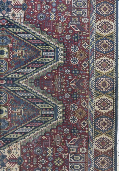 27062641d - Sumakh-Muster, Maschinengewebt, Mitte 20.Jhd, Baumwolle, ca. 285 x 145 cm, EHZ: 2 ...