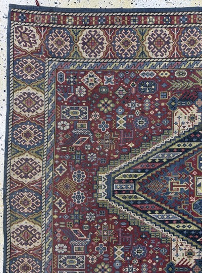 27062641e - Sumakh-Muster, Maschinengewebt, Mitte 20.Jhd, Baumwolle, ca. 285 x 145 cm, EHZ: 2 ...