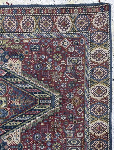 27062641f - Sumakh-Muster, Maschinengewebt, Mitte 20.Jhd, Baumwolle, ca. 285 x 145 cm, EHZ: 2 ...