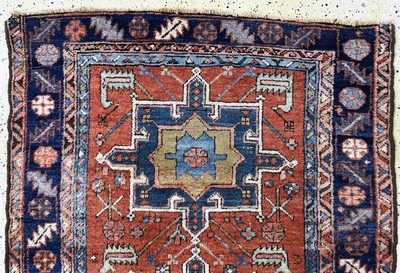 27062642a - Heriz antik, Persien, um 1900, Wolle auf Baumwolle, ca. 130 x 110 cm, EHZ: 3 ...