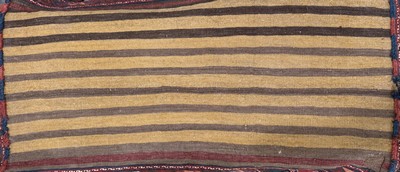 27062645d - Shahsawan Mafrasch, Persien, 19.Jhd, Wolle auf Wolle, ca. 100 x 50 x 50 cm, EHZ: 2 ...