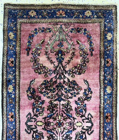 27062652a - Manchester Keschan antik, Persien, um 1900,Manchester-Korkwolle, ca. 140 x 67 cm, EHZ: ...