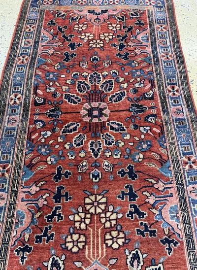 27062659c - Sarogh fein alt, Persien, Anfang 20.Jhd, Korkwolle, ca. 145 x 75 cm, EHZ: 2 ...