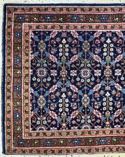 27062660g - 3 Lots Sarogh & Bidjar, Persien, Anfang 20.Jhd, Wolle auf Baumwolle, ca. 135 x 79 cm ...