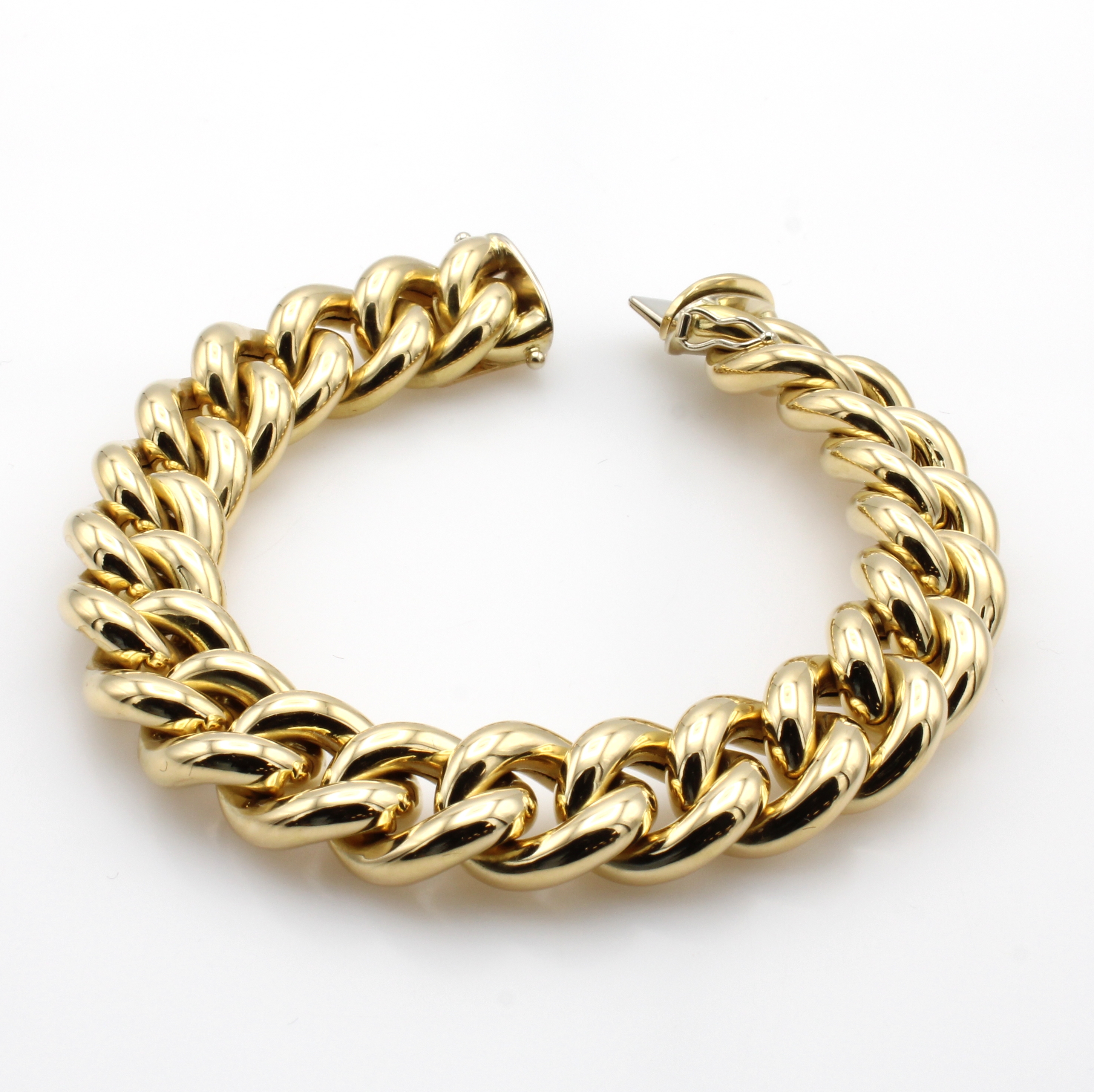 Image 27062800 - Rundpanzerarmband, GG 750/000, sign. WEMPE, B. ca. 11 mm, Kastenschl. m. ...