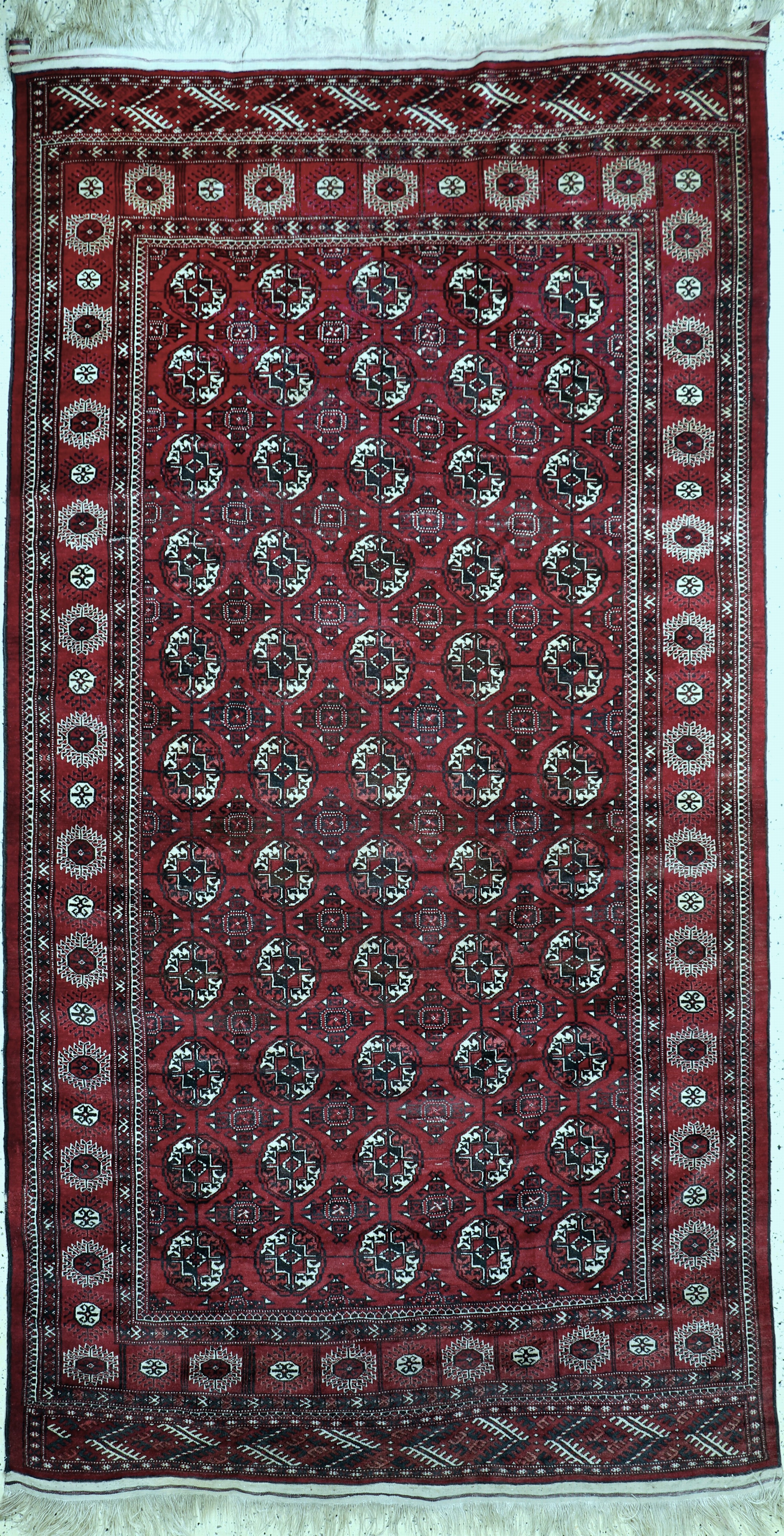 Image 27062841 - Yomud alt, Turkmenistan, Anfang 20.Jhd, Wolle auf Wolle, ca. 350 x 185 cm, EHZ: 3 ...
