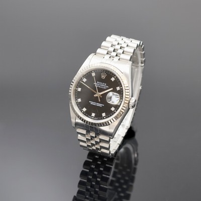 Image ROLEX Oyster Perpetual Datejust Herrenarmbanduhr Referenz 16234, Schweiz um 1991, ...
