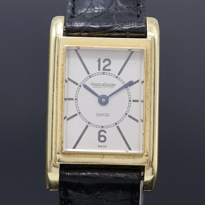 27062810a - Jaeger-LeCoultre Duoplan seltene Damenarmbanduhr in GG 750/000, Schweiz/Frankreich um ...