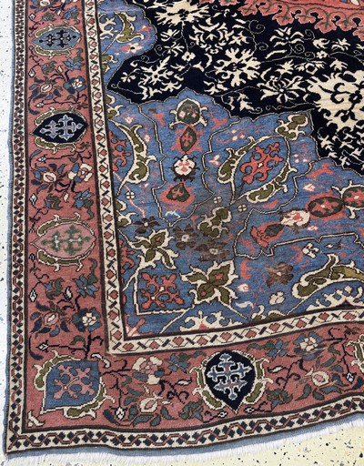 27062839c - ´Medalion-Uschak´Türkei, (nach Vorbild des 16.Jhd.), Mitte 20.Jhd, Wolle auf Wolle, ...